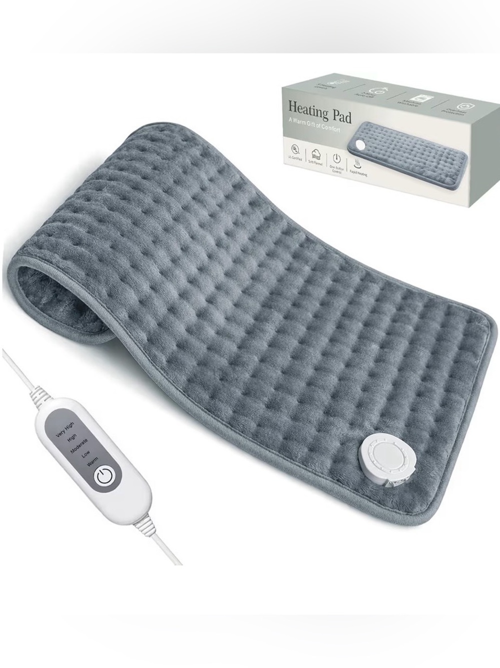 Heating Pad for Back Pain & Period Cramps